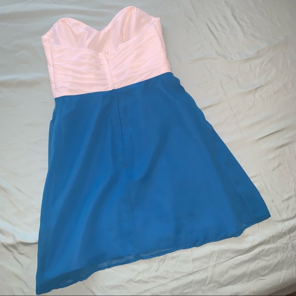 Strapless Chiffon Alfred Angelo Dress - Picture 2 of 4